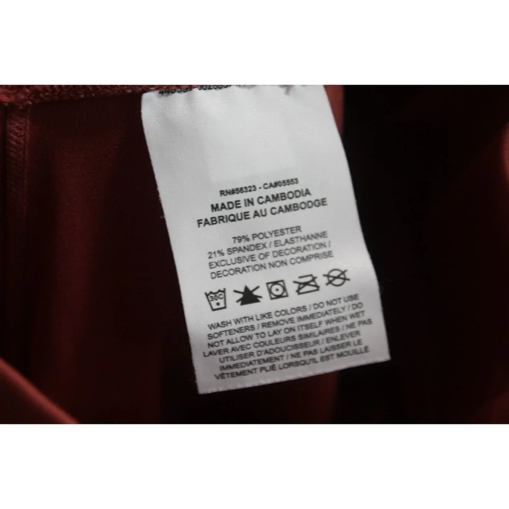 Nike Women Red Leggings Running Dri Fit Active Size Small